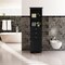 Tall Freestanding Storage Organizer Linen Tower, Vanity Closet, Bathroom Cabinet with 2 Open shelves, 3 Drawers, and a Closet